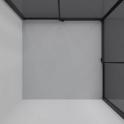 Niagara Душевой уголок Nova 100x100 NG-2824-34BLACK – фотография-8